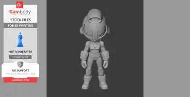 Max - Brawl Stars Figurine - Character Figure STL