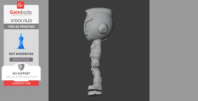 Max - Brawl Stars Figurine - Character Figure STL