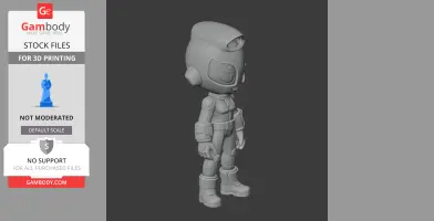 Max - Brawl Stars Figurine - Character Figure STL