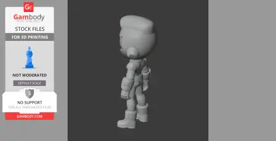 Max - Brawl Stars Figurine - Character Figure STL