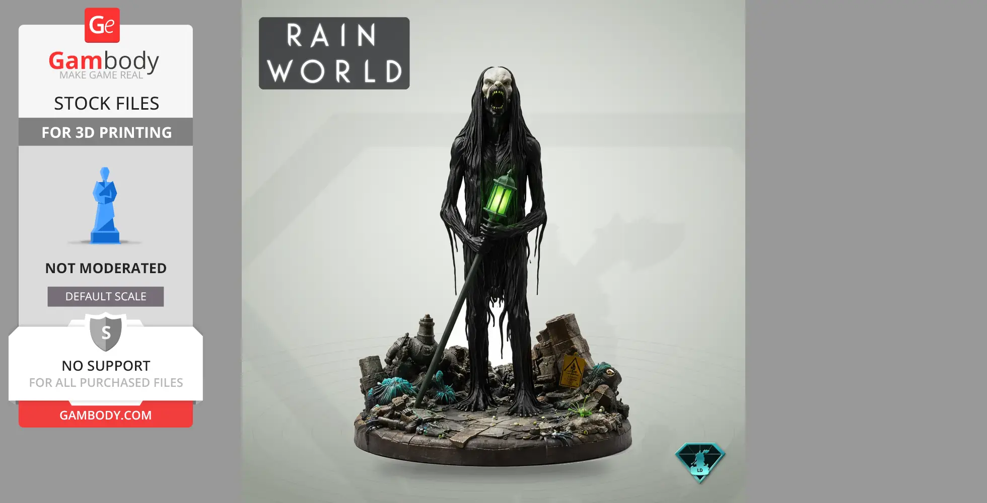 Daddy Long Legs - Rain World - Character Figure STL