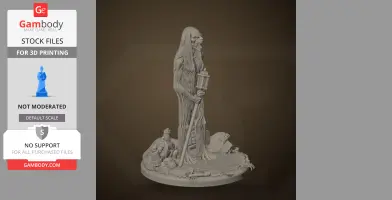 Daddy Long Legs - Rain World - Character Figure STL