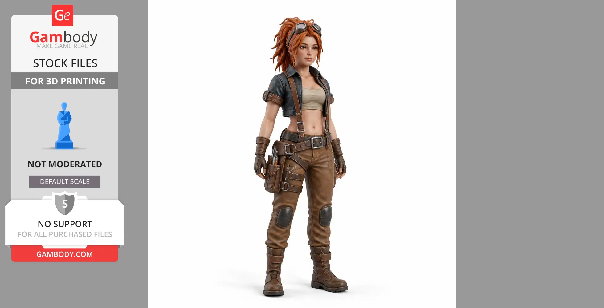 Mechanic - Terraria Figurine - Character Figure STL