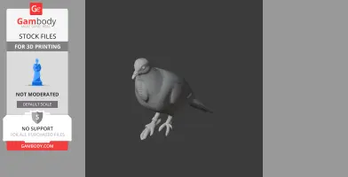 Bar-shouldered dove - Prehistoric Animal STL