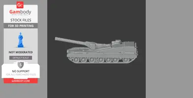 Obiekt 490 - Tank Model STL