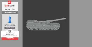 Obiekt 490 - Tank Model STL