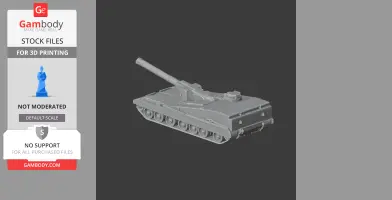 Obiekt 490 - Tank Model STL