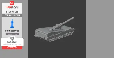 Obiekt 490 - Tank Model STL