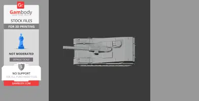 Obiekt 490 - Tank Model STL