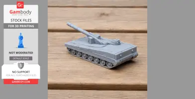 Obiekt 490 - Tank Model STL