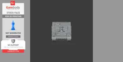 Obiekt 490 - Tank Model STL