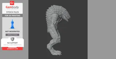 Medium Biter - Factorio Figurine - Character Figure STL