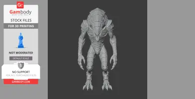 Medium Biter - Factorio Figurine - Character Figure STL