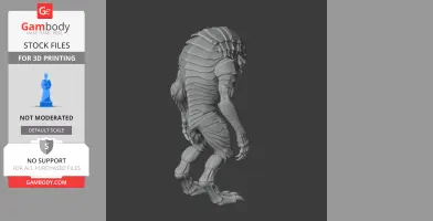 Medium Biter - Factorio Figurine - Character Figure STL