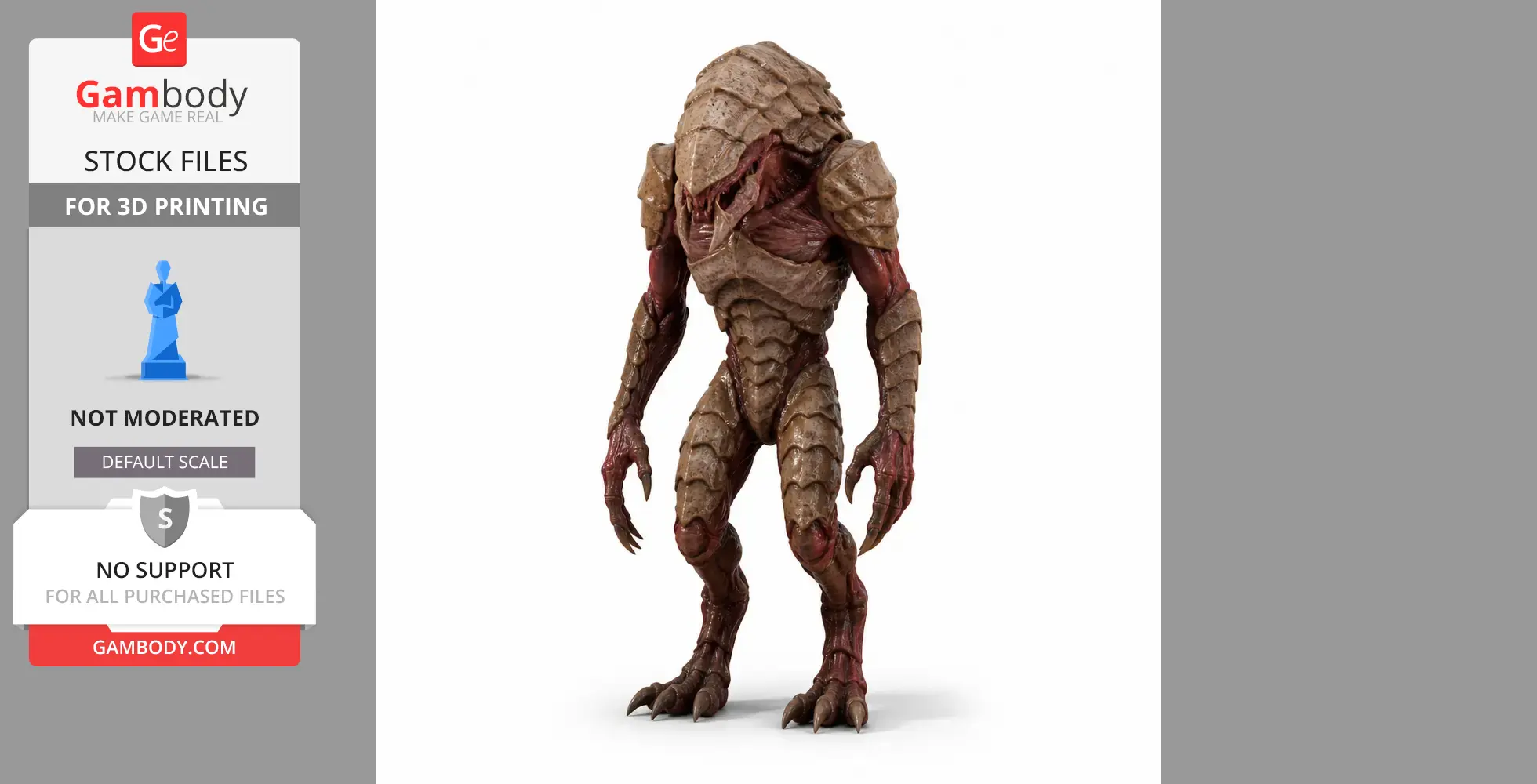 Medium Biter - Factorio Figurine - Character Figure STL
