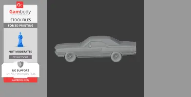 Dodge Super Bee - Scale Vehicle STL