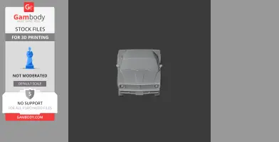 Dodge Super Bee - Scale Vehicle STL