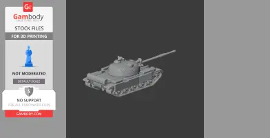 Object 166 - Tank Model STL