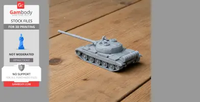 Object 166 - Tank Model STL