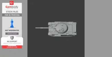Object 166 - Tank Model STL