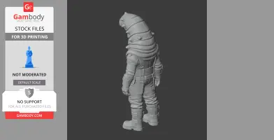Medium Worm - Factorio Figurine - Character Figure STL