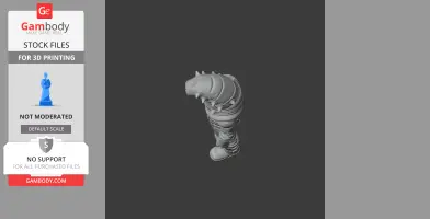 Medium Worm - Factorio Figurine - Character Figure STL