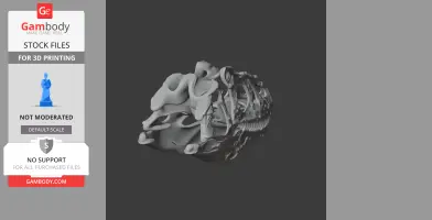 Walkersaurus Skull - Skull Replica STL