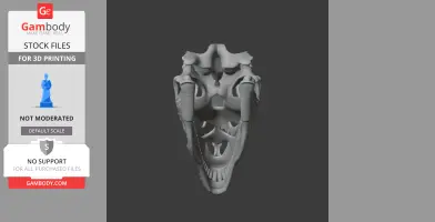 Walkersaurus Skull - Skull Replica STL
