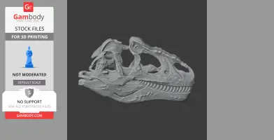Walkersaurus Skull - Skull Replica STL