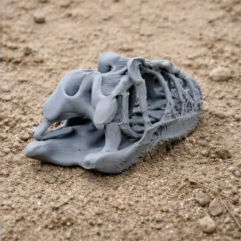 Walkersaurus Skull - Skull Replica STL