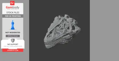 Walkersaurus Skull - Skull Replica STL