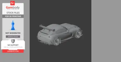 Dodge Viper - Scale Vehicle STL
