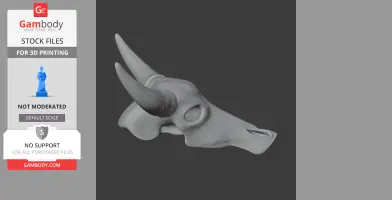 Water Buffalo Skull - Skull Replica STL