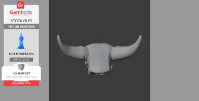Water Buffalo Skull - Skull Replica STL