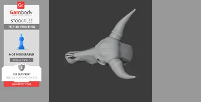 Water Buffalo Skull - Skull Replica STL