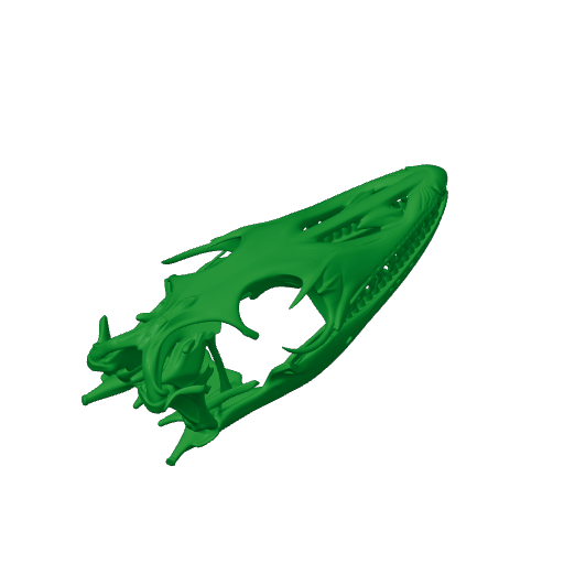 Water Monitor Skull.3mf