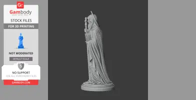 Saint Arsenius the Great - Devotional Statue - STL 3D Print