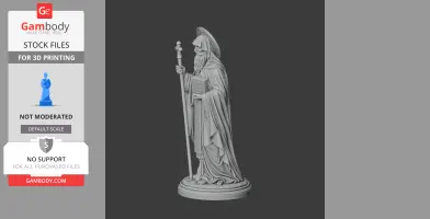 Saint Arsenius the Great - Devotional Statue - STL 3D Print