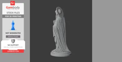 Saint Arsenius the Great - Devotional Statue - STL 3D Print