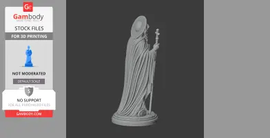 Saint Arsenius the Great - Devotional Statue - STL 3D Print