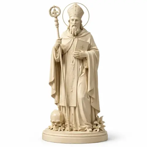 Saint Artaldus - Devotional Statue - STL 3D Print