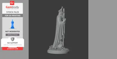 Saint Artaldus - Devotional Statue - STL 3D Print
