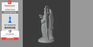 Saint Arthelais - Devotional Statue - STL 3D Print