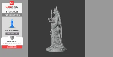 Saint Arthelais - Devotional Statue - STL 3D Print