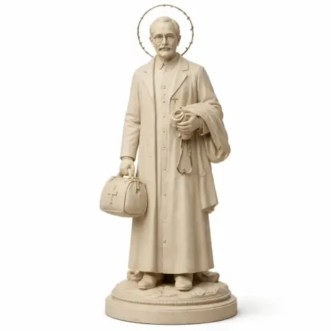 Saint Artemides Zatti - Devotional Statue - STL 3D Print