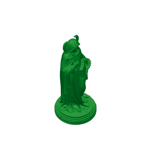 Saint Ascelina - Devotional Statue.3mf