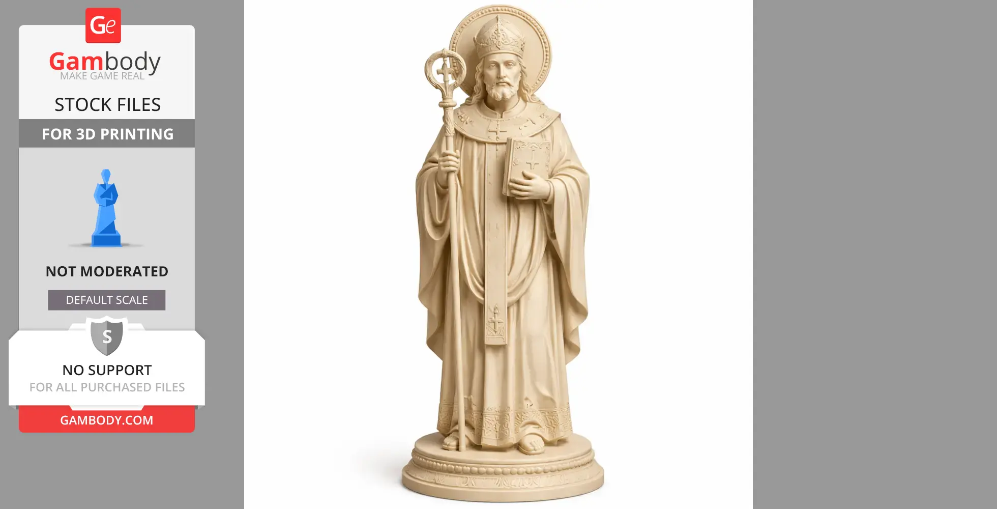Saint Asclepiades of Antioch - Devotional - STL 3D Print