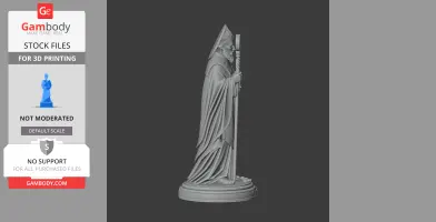 Saint Assicus - Devotional Statue - STL 3D Print