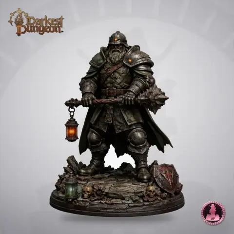 Man-at-Arms - Darkest Dungeon II - Character Figure STL