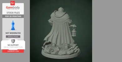 Man-at-Arms - Darkest Dungeon II - Character Figure STL